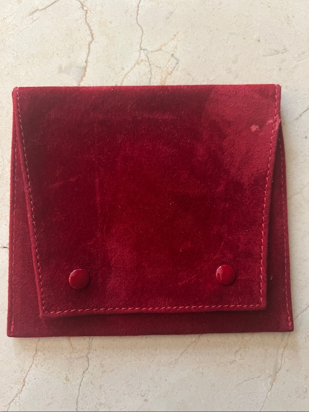 CARTIER SUEDE TRAVEL JEWELRY WATCH POUCH STORAGE SOFT CASE